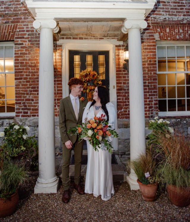 Couple in a doorway