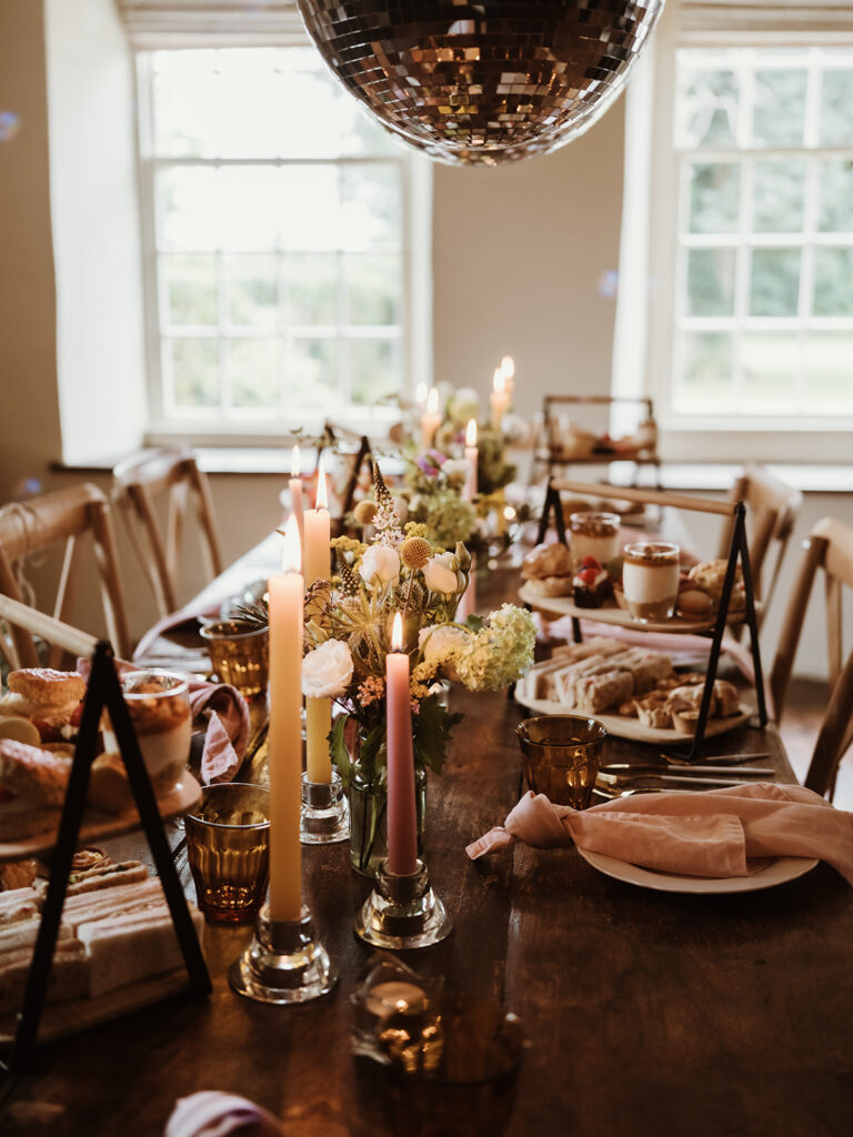 Dinner indoors