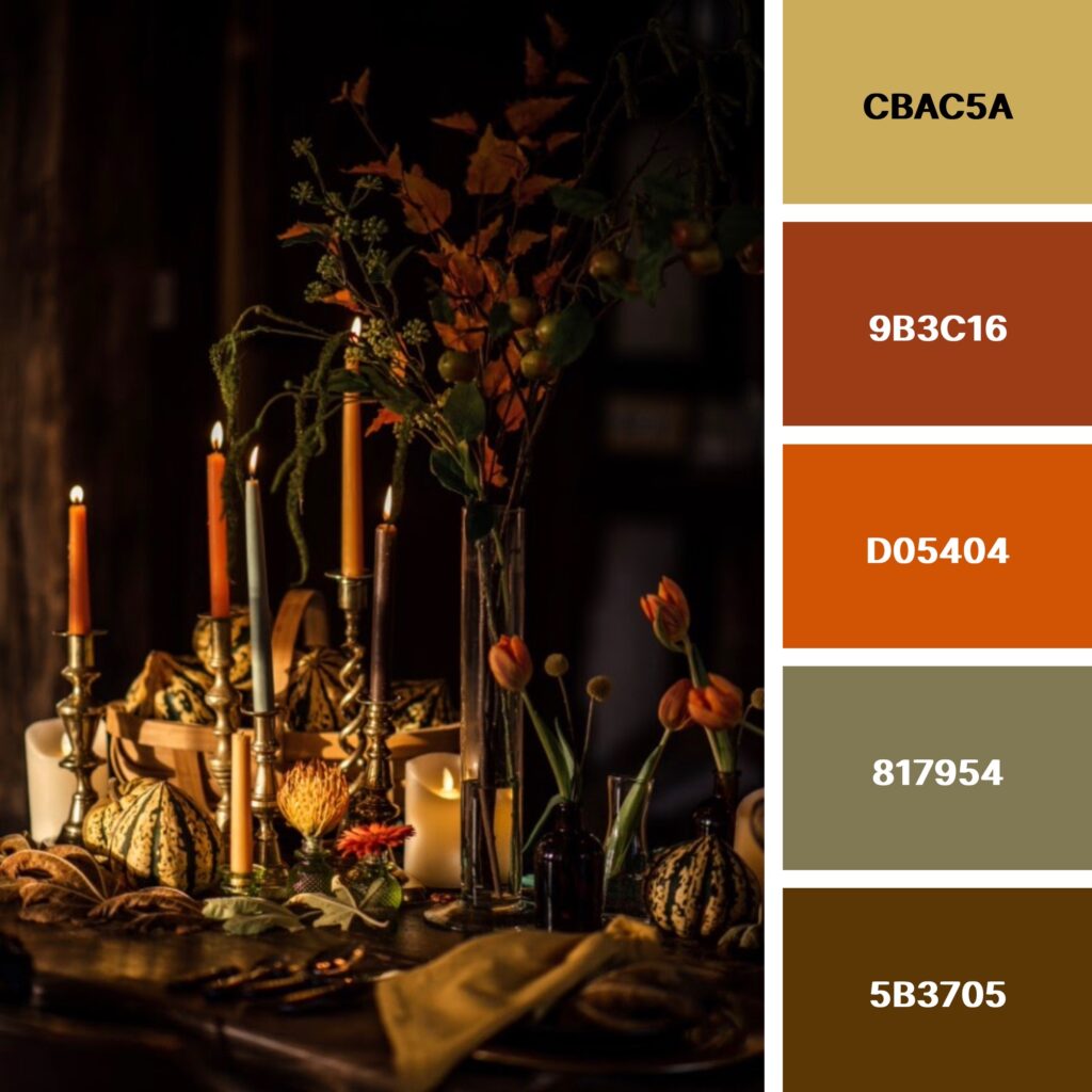A still life tablescape