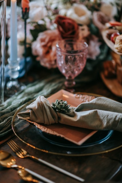 Dusty pink elopement