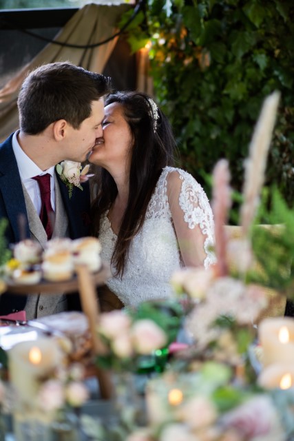 Couple kissing