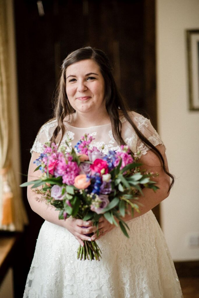 Jamie and Niccole's real elopement at the Castle Westenhanger Kent England