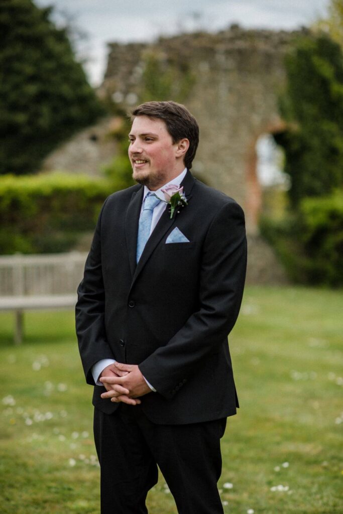 Jamie and Niccole's real elopement at the Castle Westenhanger Kent England