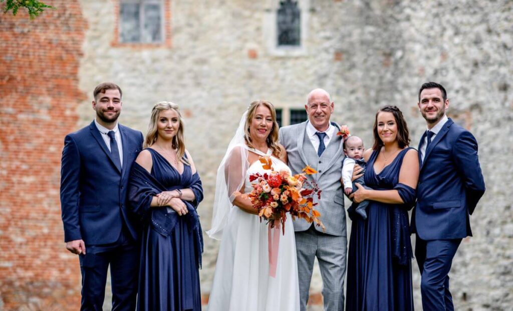 A halloween elopement at the Castle Westenhanger Kent England