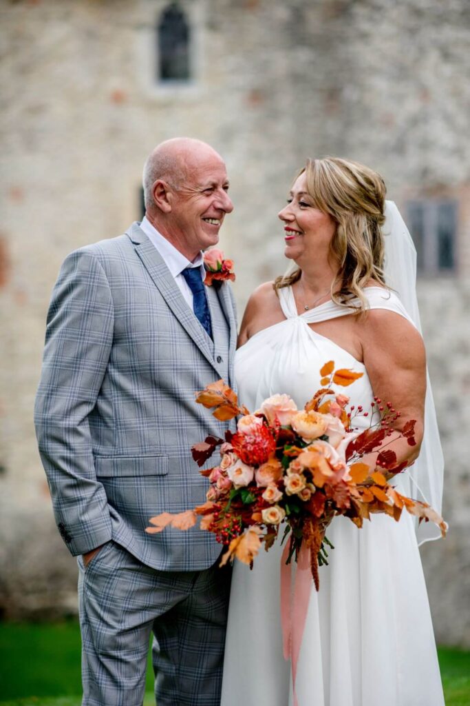 A halloween elopement at the Castle Westenhanger Kent England