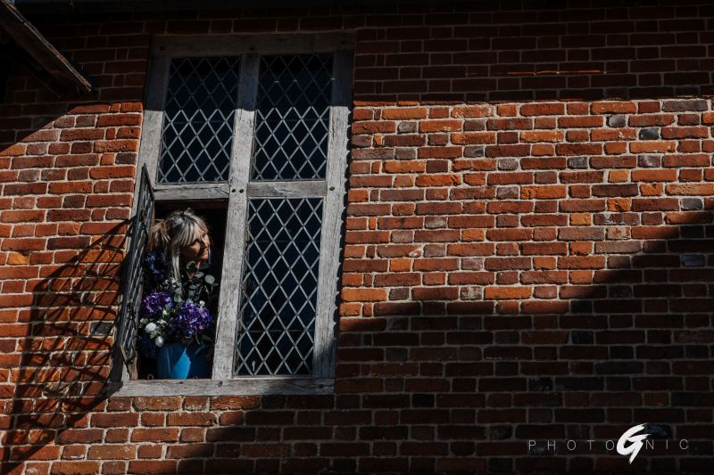 Ruth of House of Mimi Fleur at the Castle Westenhanger for an elopement. Images by Gina